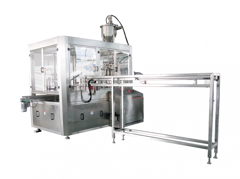 SKZL Series Standing Pouch Bag Filling and Lid Screwing Machine